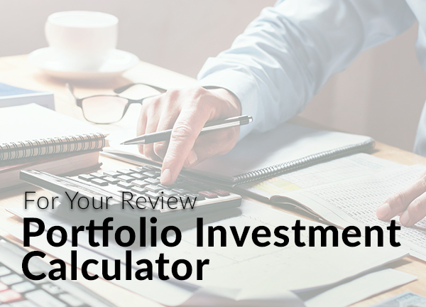 Portfolio Investment Calculator